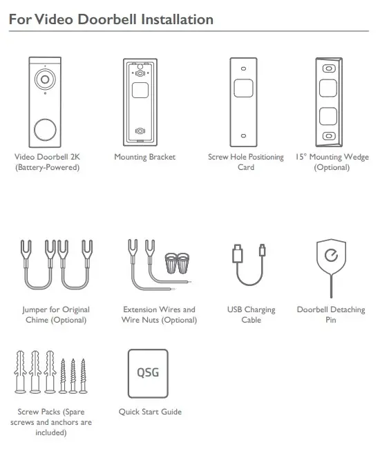 Doorbell installation